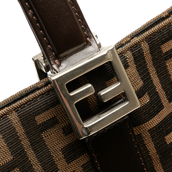 Pre-Loved Fendi Large Zucca Canvas Twins Tote - Picture 8 of 11